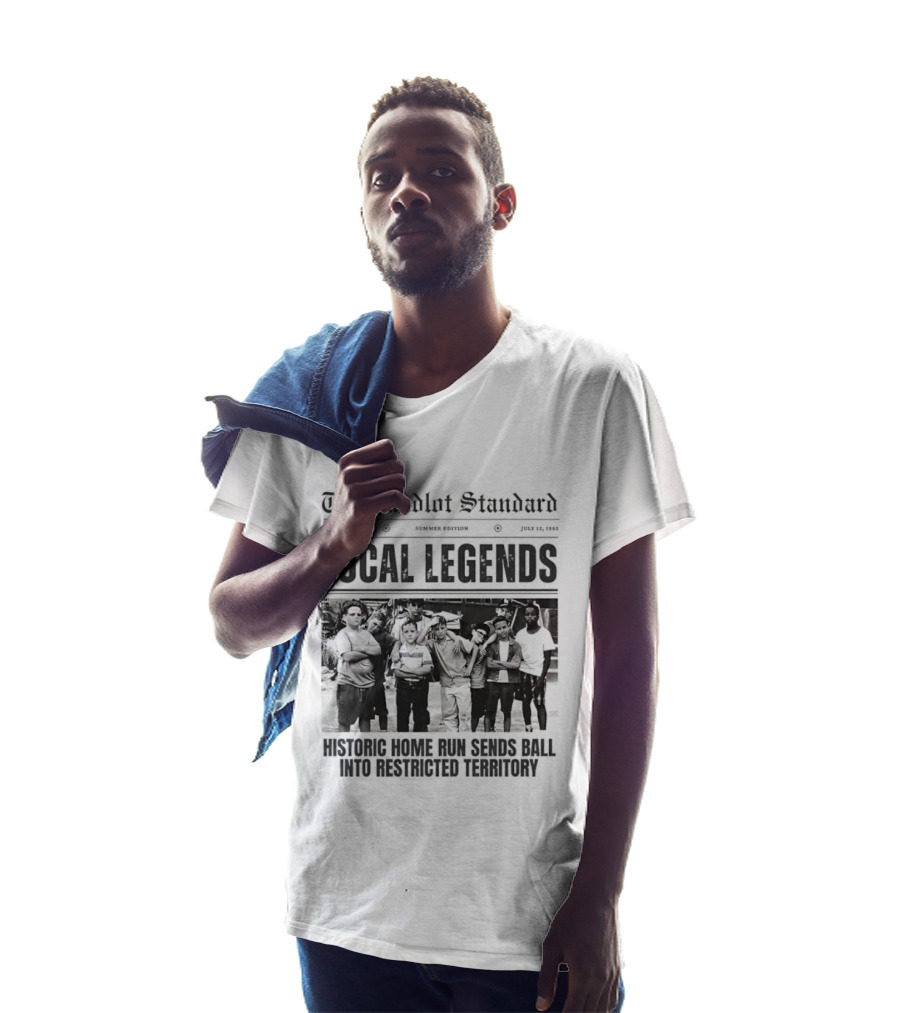 The Sandlot Standard Local Legends Historic Home Run Sends Ball Into Restricted Territory July 12 1962 T-Shirt