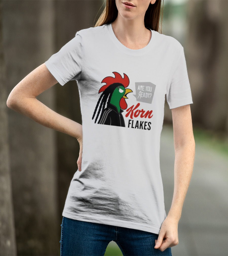 Korn Flakes Are You Ready Rooster Nu Metal T-Shirt