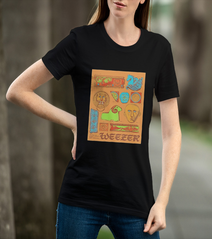 Weezer Detroit Little Caesars Arena September 27 2024 T-Shirt
