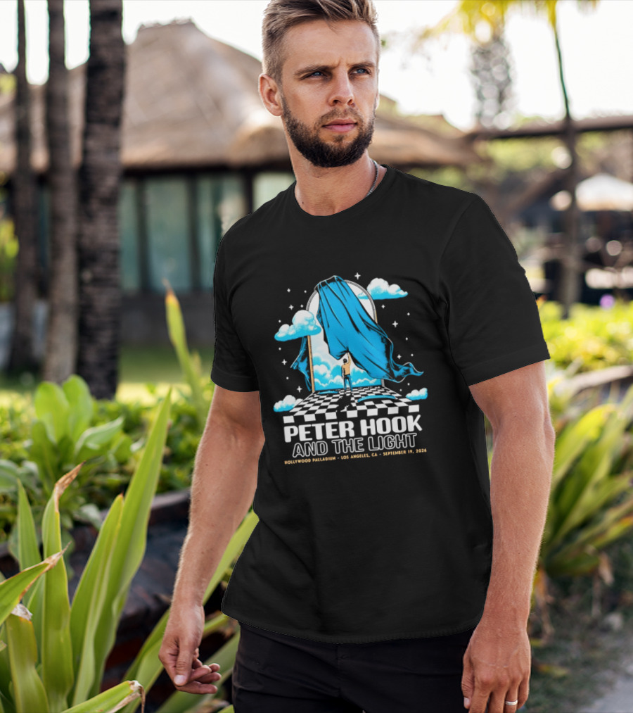 Peter Hook And The Light Live Concert Hollywood Palladium Los Angeles September 19 2026 T-Shirt