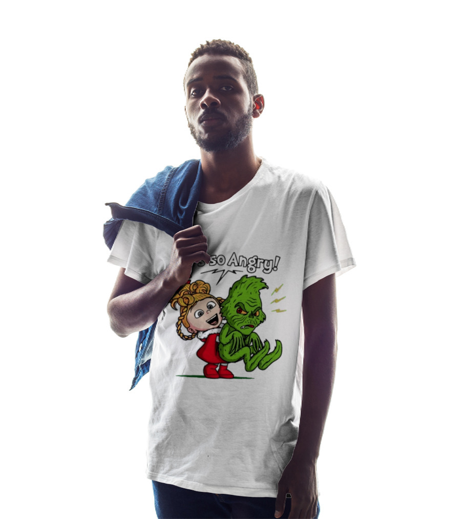 Cindy Lou Who Grinch It's So Angry Holiday Scene T-Shirt
