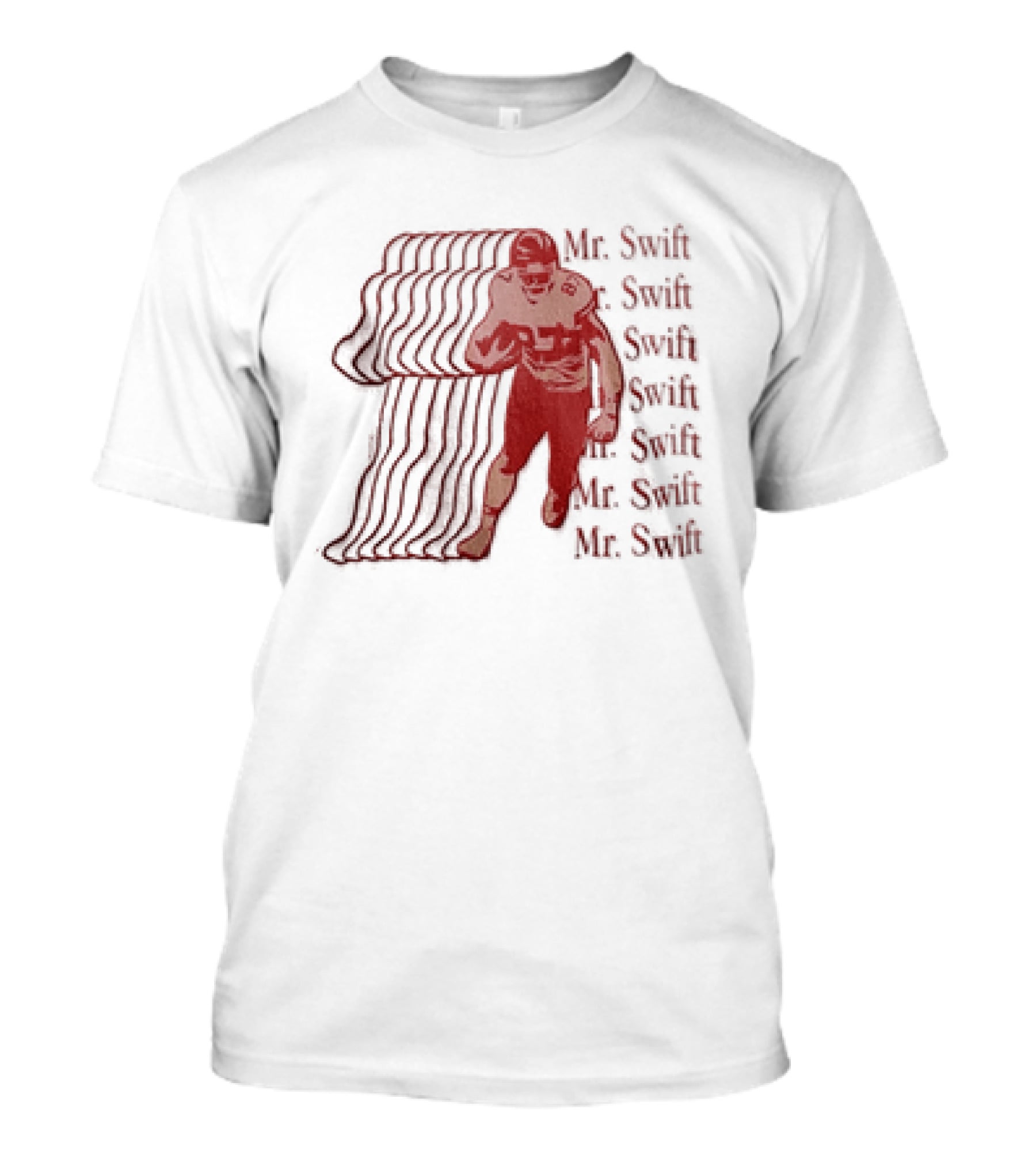 Travis Kelce Kansas City Chiefs Mr Swift Football Player Mr Swift Mr Swift T-Shirt