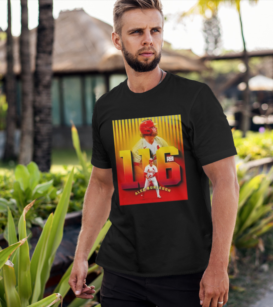 Alec Burleson 116 RBI St Louis Cardinals Baseball Highlights T-Shirt