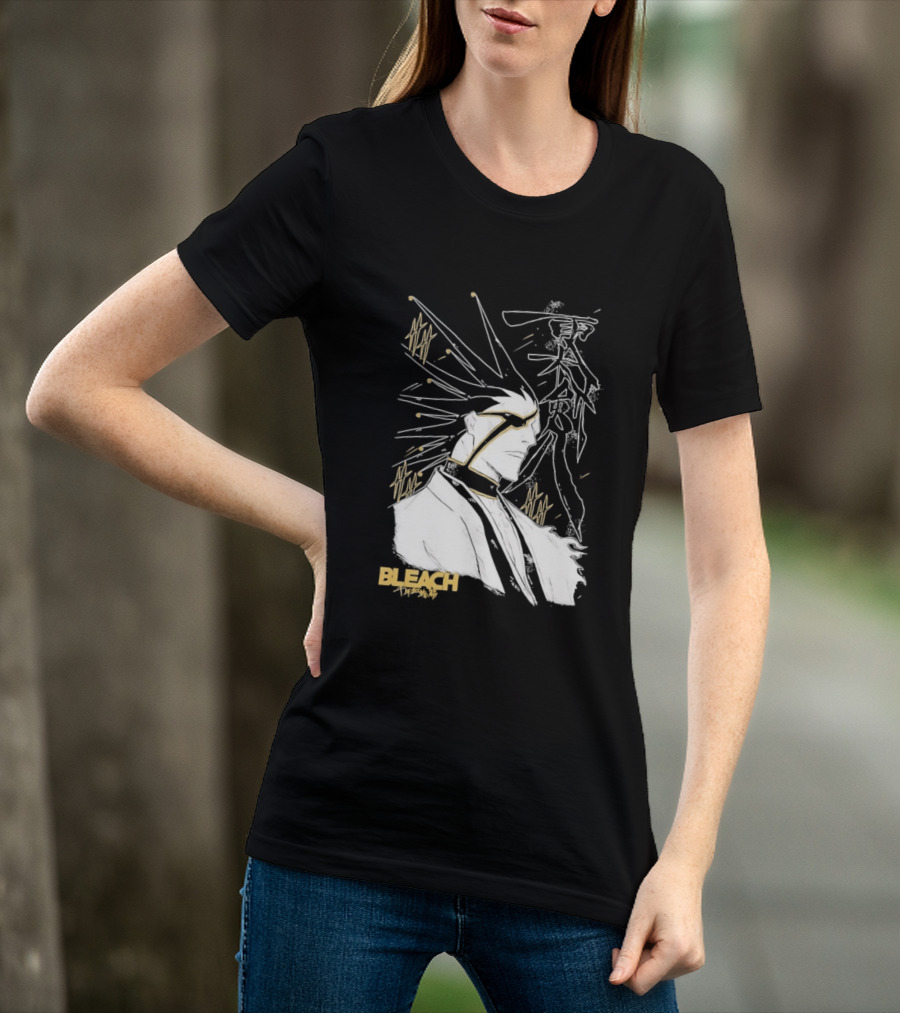 Kenpachi Zaraki Bleach Thousand Year Blood War Fan Art Character Sketch T-Shirt