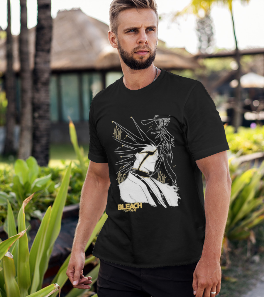 Kenpachi Zaraki Bleach Thousand Year Blood War Fan Art Character Sketch T-Shirt