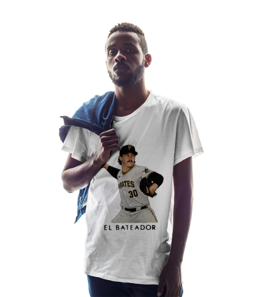 Pittsburgh Pirates Paul Skenes El Bateador Pitcher 30 MLB Baseball T-Shirt