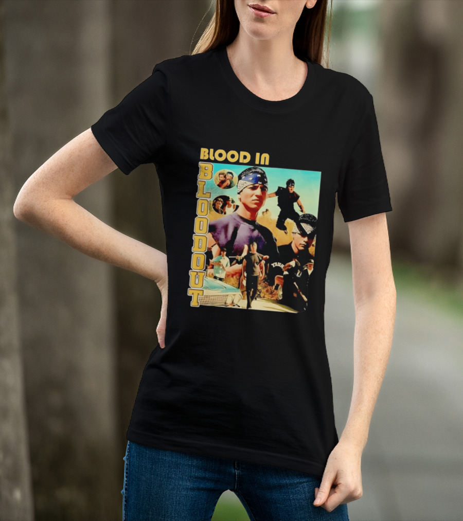 Blood In Blood Out 90s Cult Classic Movie T-Shirt