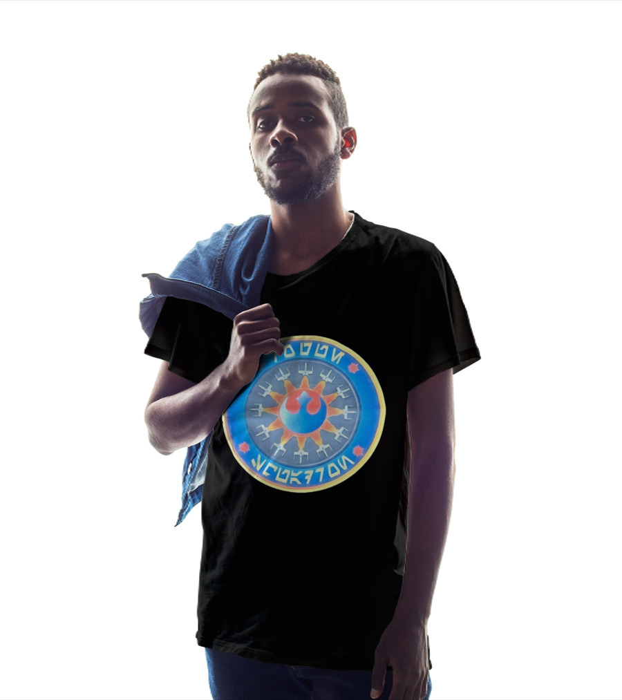 Star Wars Rogue Squadron Rebel Alliance Aurebesh X Wing T-Shirt