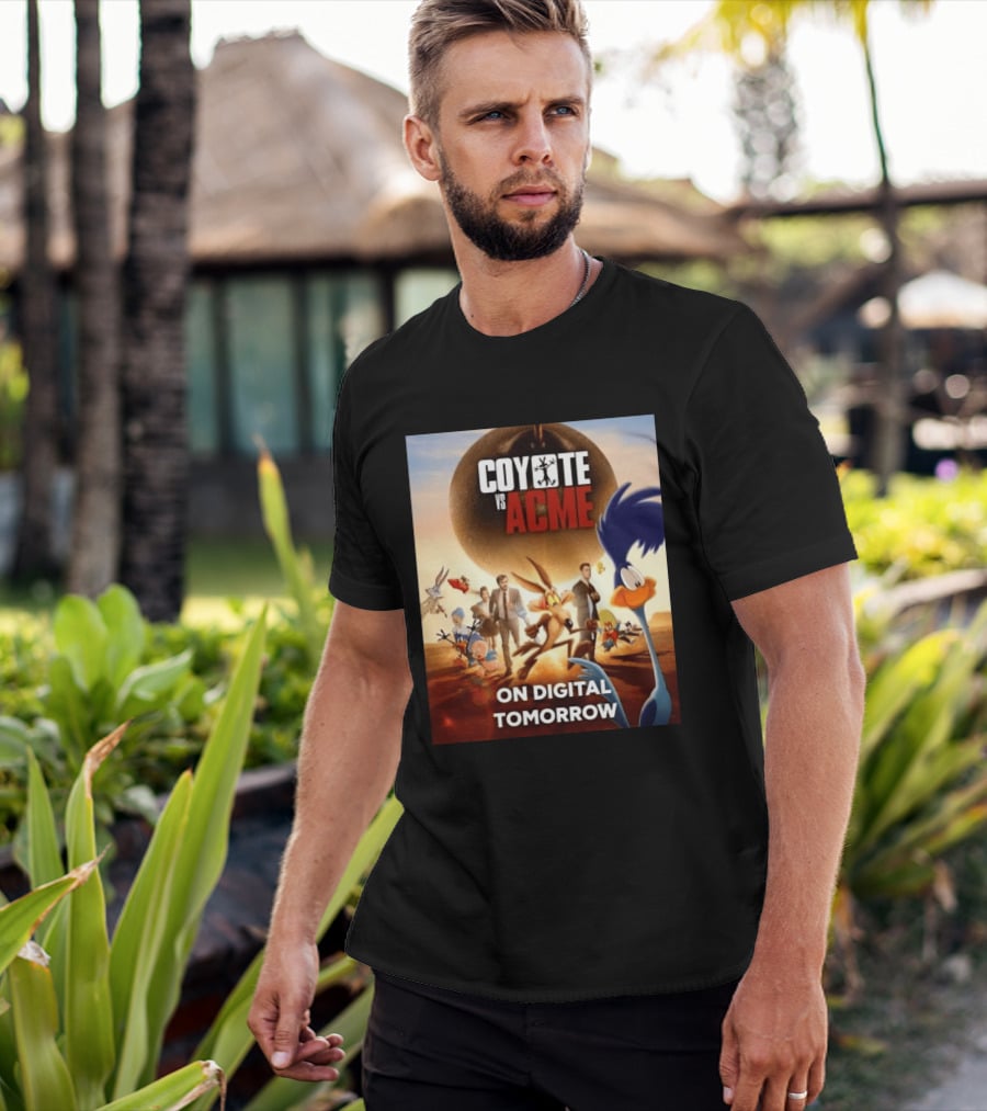 Coyote Vs Acme Digital Release Featuring Iconic Looney Tunes Characters T-Shirt