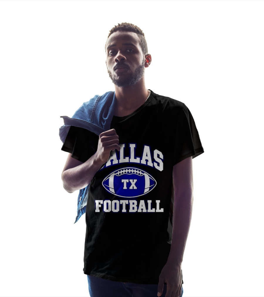 Dallas TX Football Texas Football F Dallas Texas Football T-Shirt