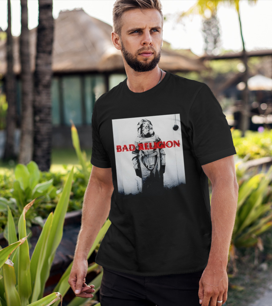 Bad Religion Stranger Than Fiction Punk Rock Hazmat Suit T-Shirt