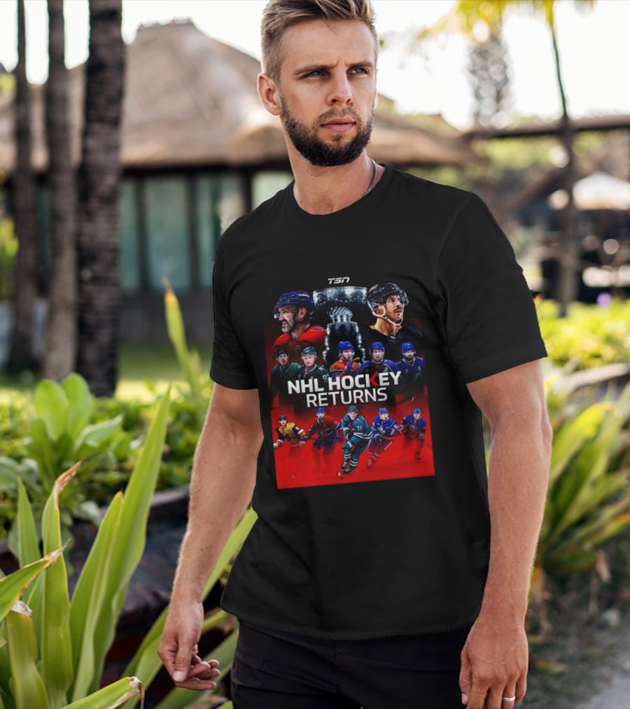 TSN NHL Hockey Returns 2026 2027 Featuring Star Players And Stanley Cup T-Shirt