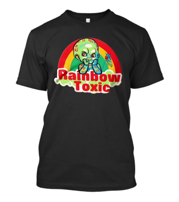 Rainbow Toxic Chucky Green Baby Doll T-Shirt