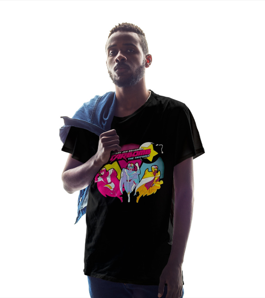 Planetary Jam Squadron Starbomb The Tryforce Retro Heroes T-Shirt
