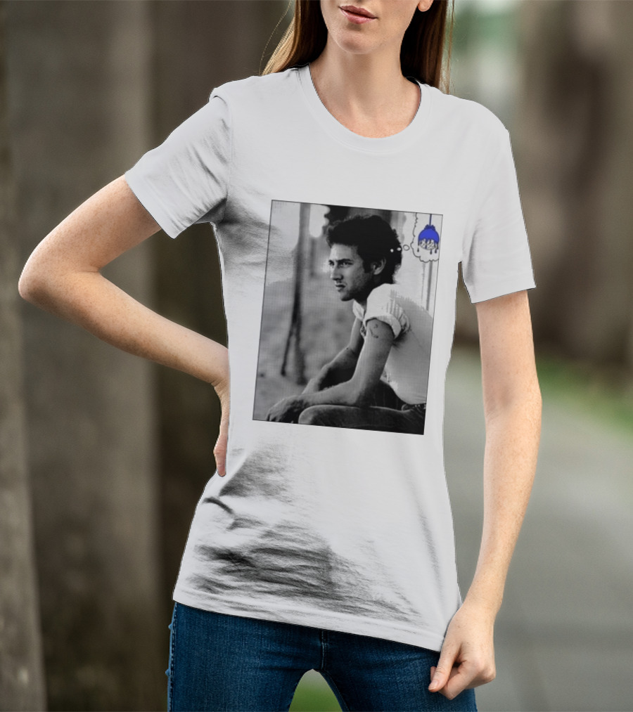 Jack White Hollywood Palladium Los Angeles CA Mon September 28th 2026 Contemplative Man With Blue Thinking Cloud T-Shirt
