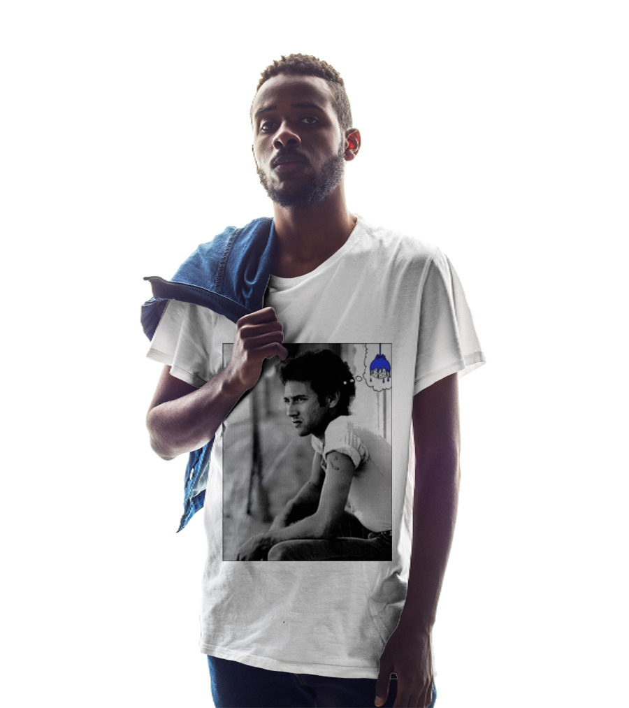 Jack White Hollywood Palladium Los Angeles CA Mon September 28th 2026 Contemplative Man With Blue Thinking Cloud T-Shirt