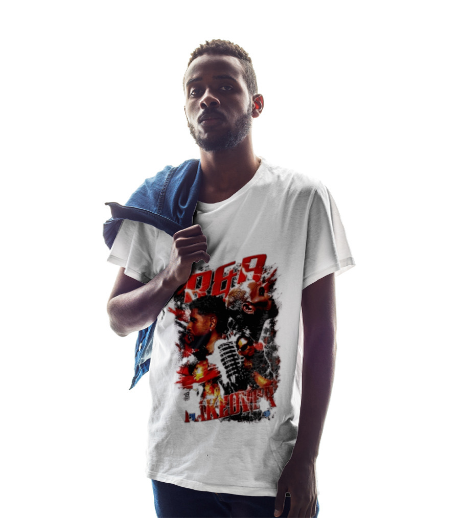 Usher Chris Brown R&B Takeover Singing Lightning Collage T-Shirt