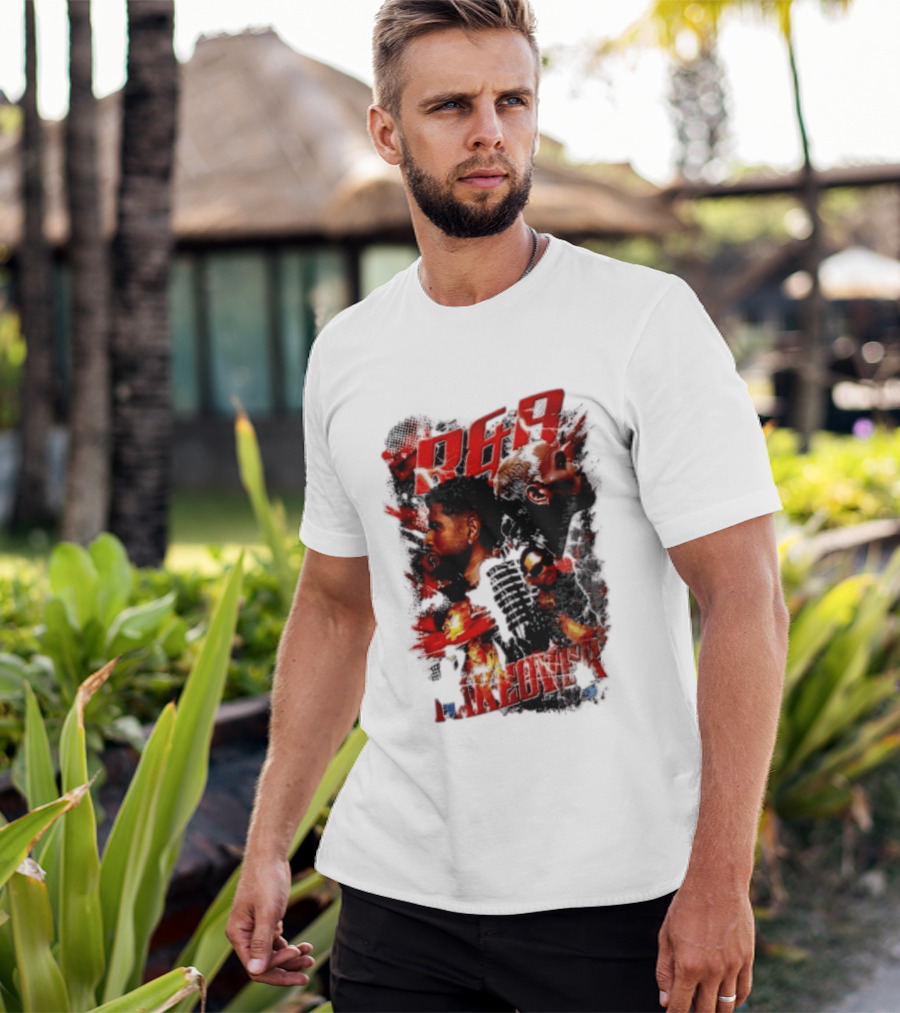 Usher Chris Brown R&B Takeover Singing Lightning Collage T-Shirt