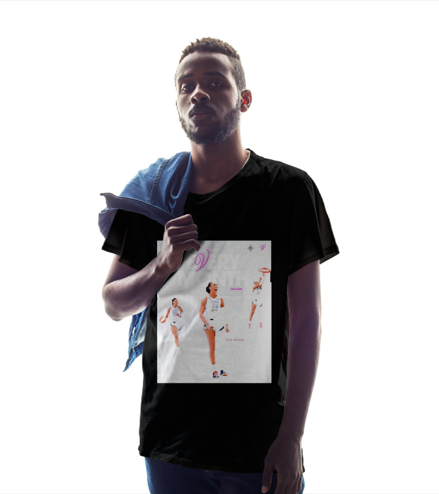 A'ja Wilson Las Vegas Aces Player Of Every Month Basketball Star T-Shirt