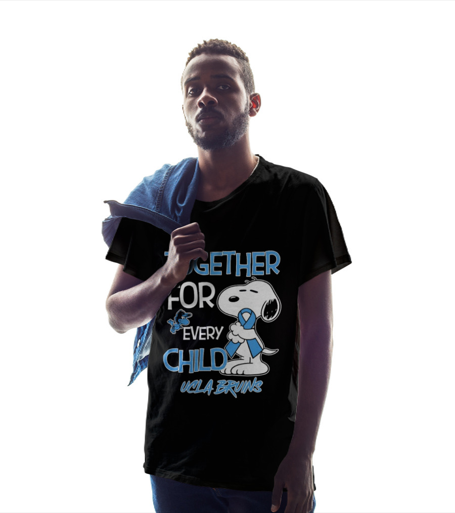 TOGETHER FOR EVERY CHILD Snoopy UCLA Bruins T-Shirt