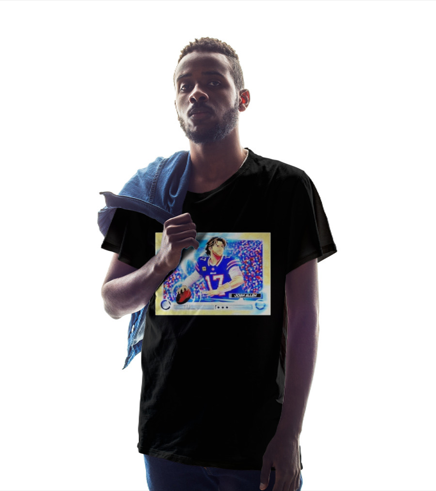 Josh Allen Buffalo Bills Anime NFL Football Quarterback 17 T-Shirt