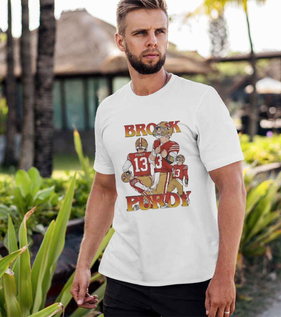 Brock Purdy San Francisco 49ers Number 13 Quarterback Football Player T-Shirt