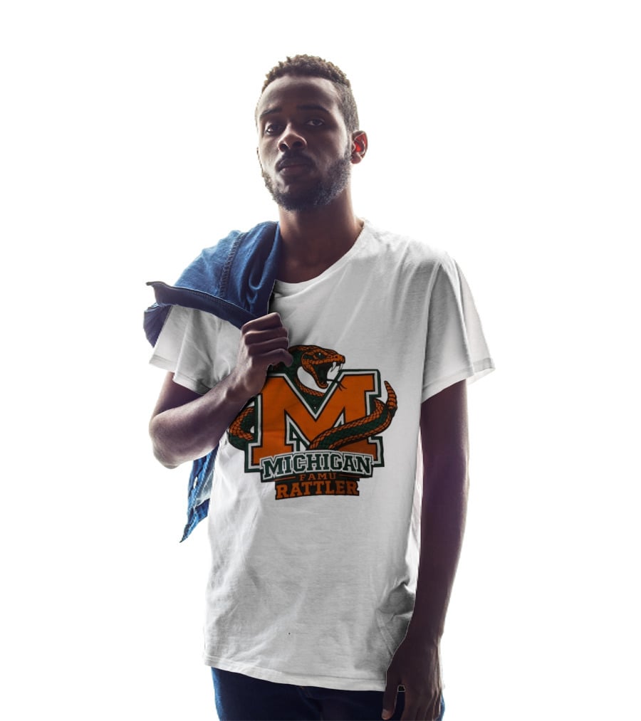 Michigan FAMU Rattler Snake M Rattlers T-Shirt