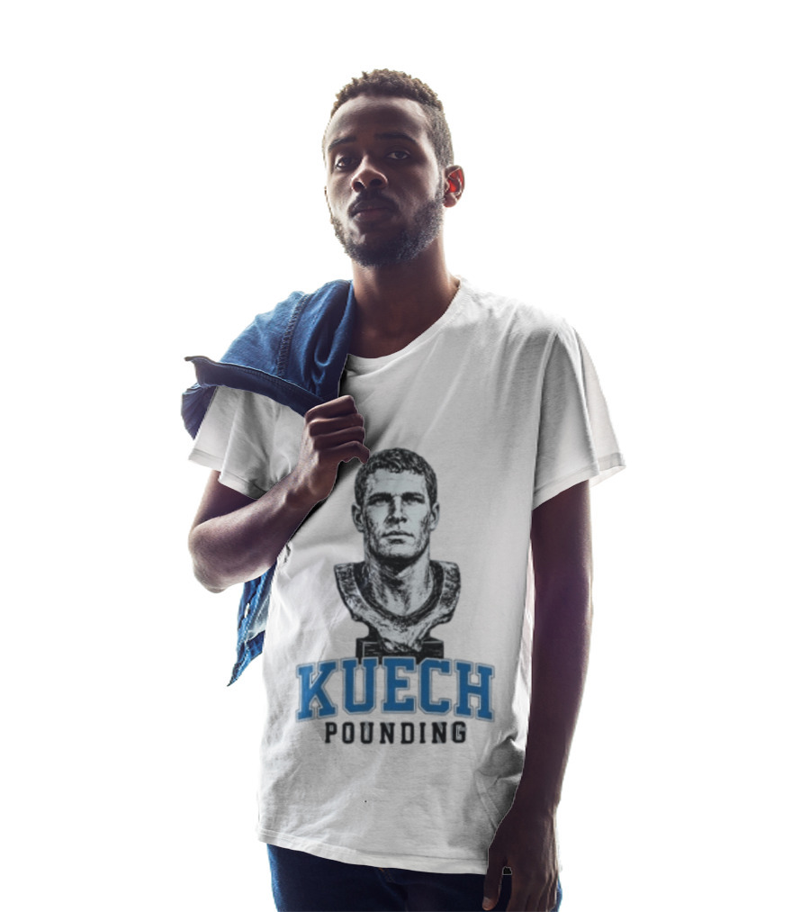 Carolina Panthers Kuech Pounding Hall Of Famer T-Shirt