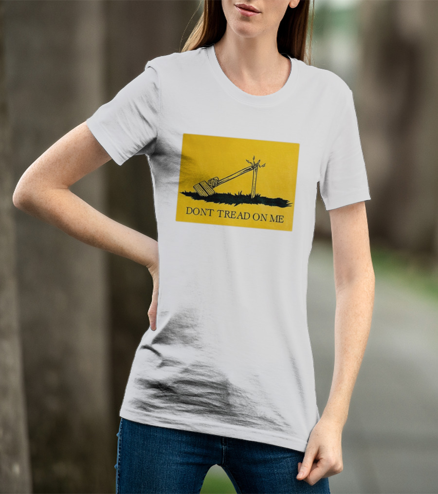 Destroyed Flock Camera Don't Tread On Me T-Shirt