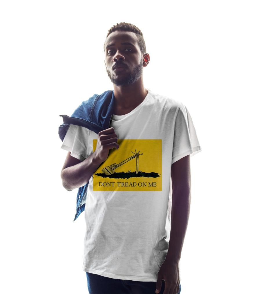 Destroyed Flock Camera Don't Tread On Me T-Shirt