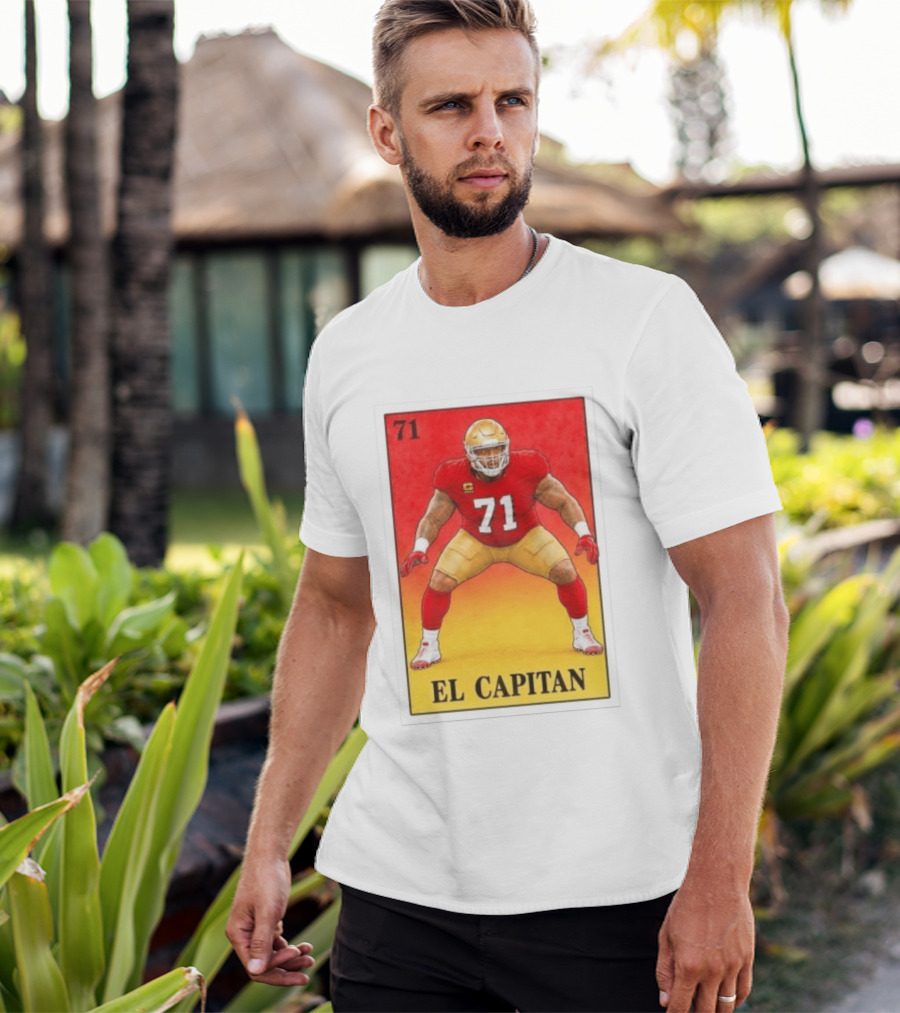 San Francisco 49ers 71 El Capitan Loteria Card NFL Football T-Shirt