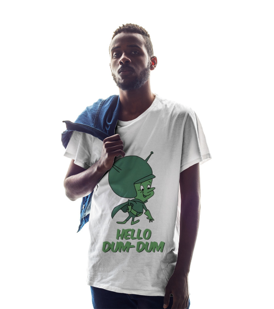 The Great Gazoo Hello Dum Dum Catchphrase The Flintstones Alien T-Shirt