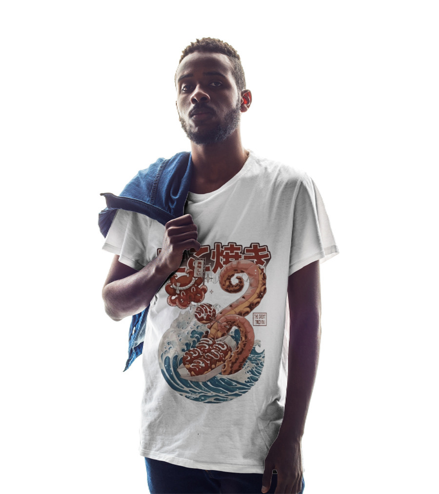 Takoyaki Japanese Street Food Octopus The Great TakoYaki T-Shirt