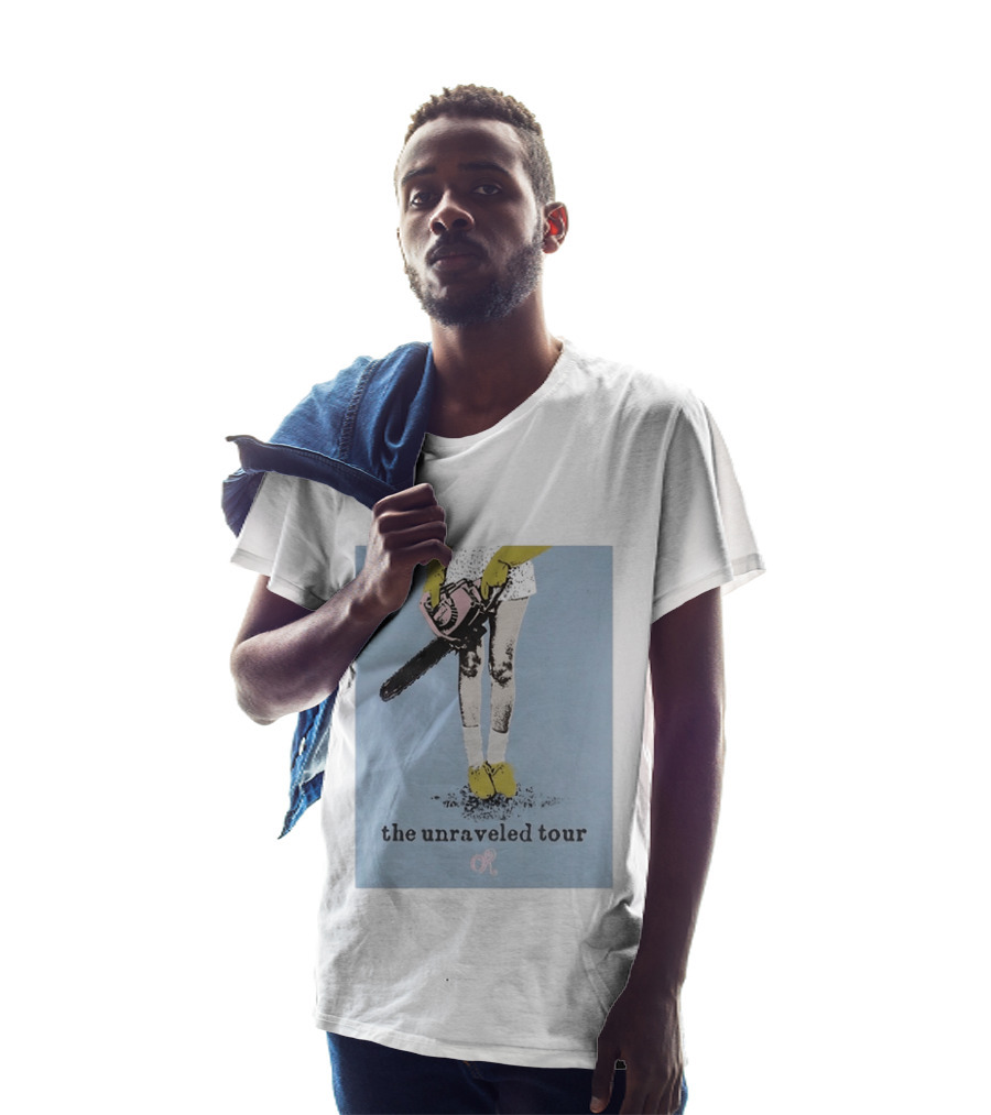 The Unraveled Tour Chainsaw Illustration OR OR Concert Music T-Shirt