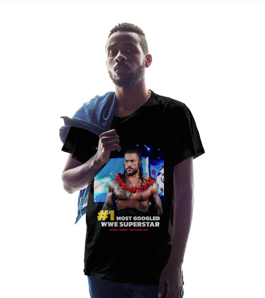 #1 Most Googled WWE Superstar Google Trends September 2026 T-Shirt