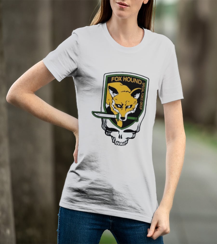 Fox Hound Special Force Group Grateful Dead Steal Your Face Patch T-Shirt