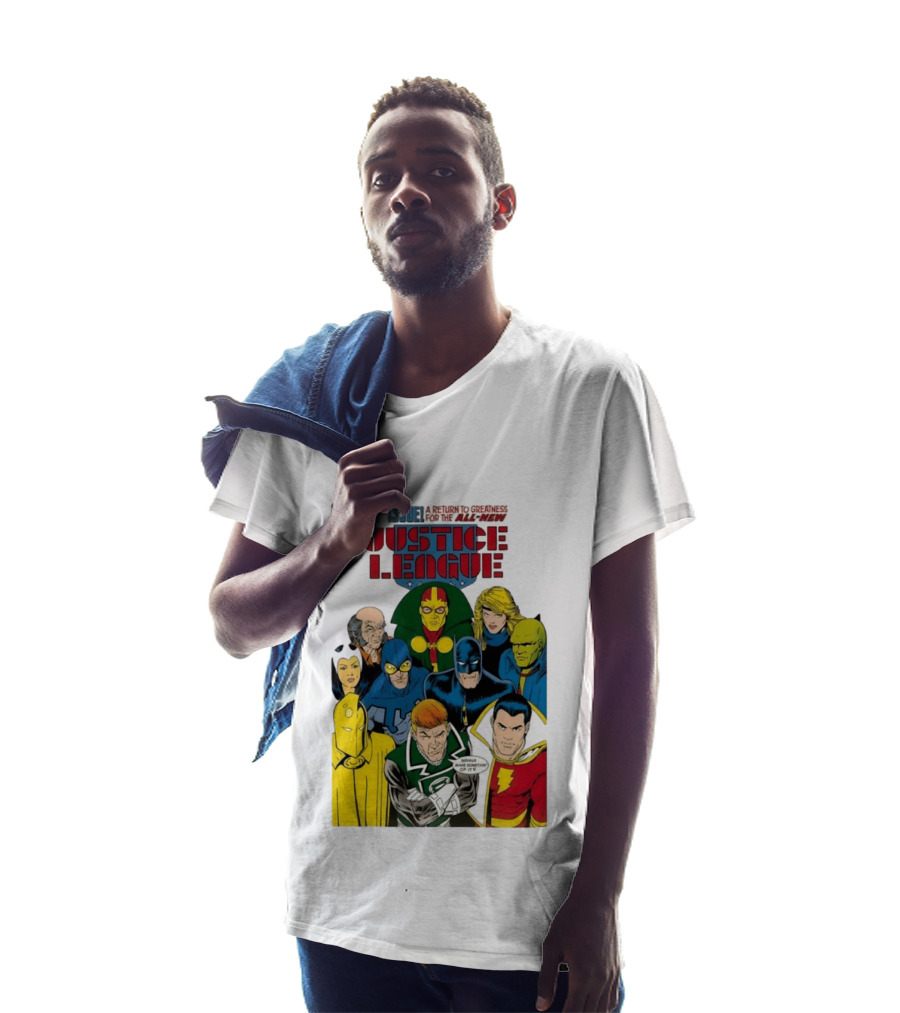 Justice League 1st Issue A Return To Greatness DC Comics Icons Bold Cover T-Shirt