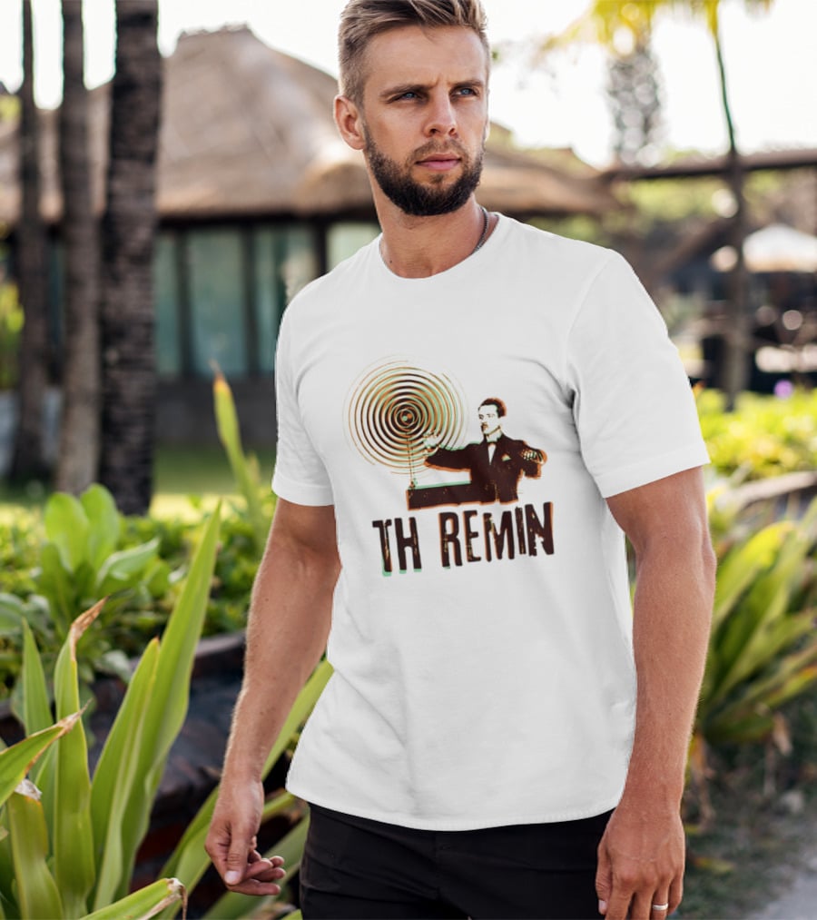 Theremin Electronic Music Leon Theremin Playing Instrument T-Shirt