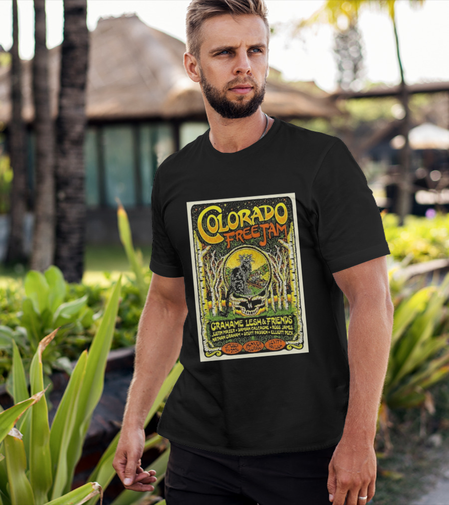 Colorado Free Jam Grahame Lesh & Friends October 3 2026 Levitt Pavilion Denver CO T-Shirt