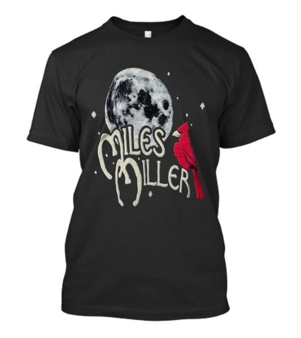 Miles Miller Cardinal Bird Moon Stars T-Shirt
