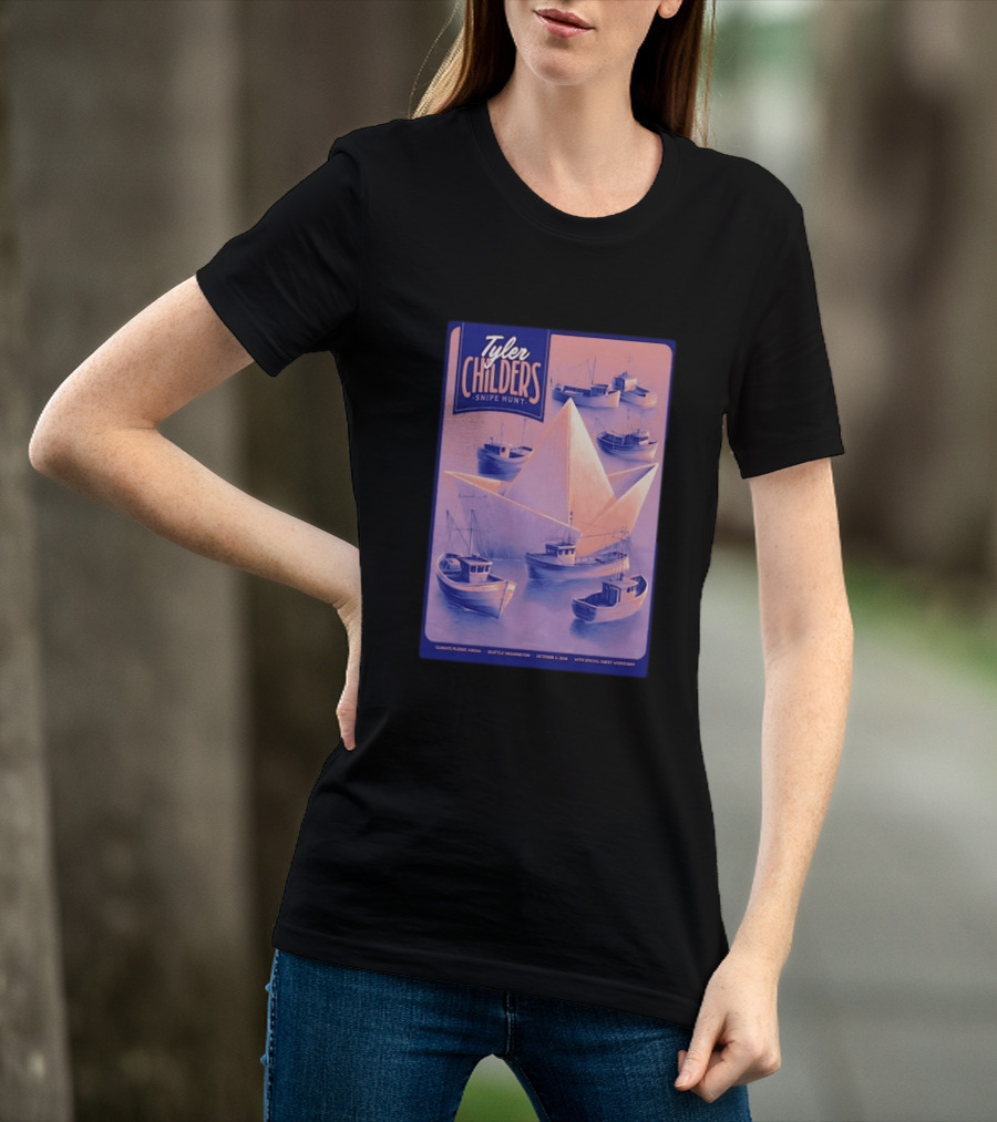 Tyler Childers Snipe Hunt Climate Pledge Arena Seattle Washington October 3 2026 With Special Guest Vermescal T-Shirt