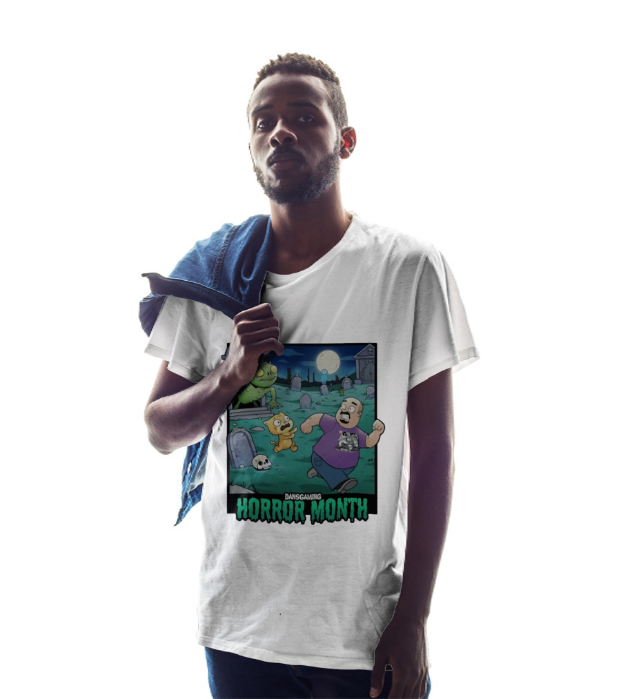 DansGaming Horror Month Twitch Streamer Graveyard Adventure T-Shirt