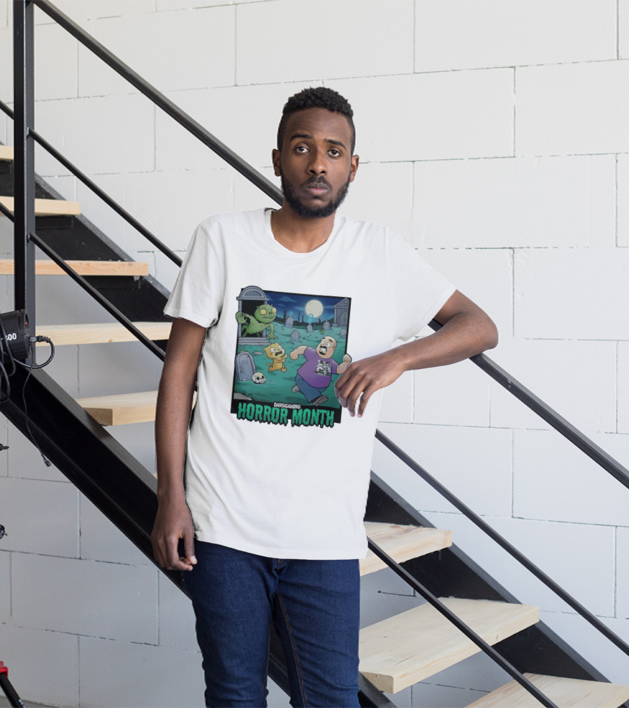 DansGaming Horror Month Twitch Streamer Graveyard Adventure T-Shirt