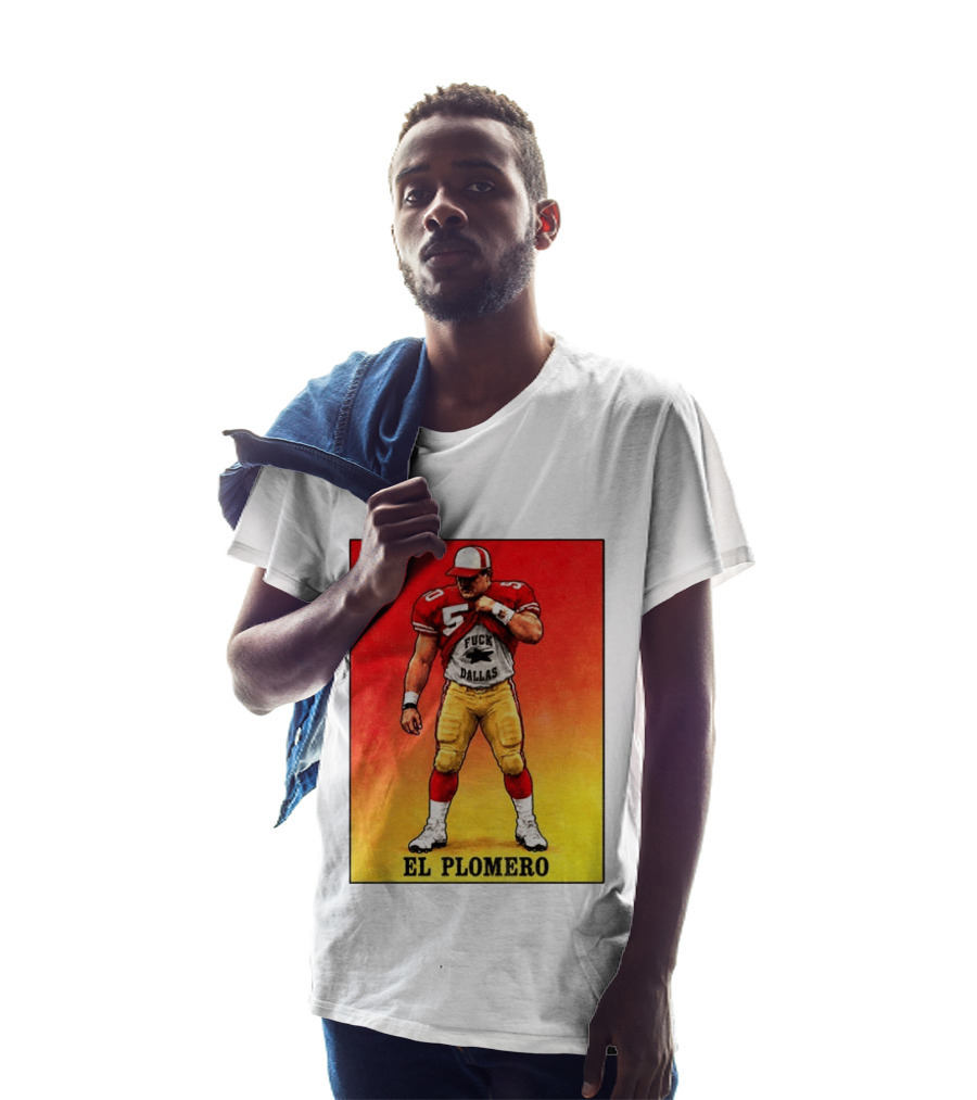 El Plomero 50 Loteria Card 49ers Vs Dallas Rivalry T-Shirt