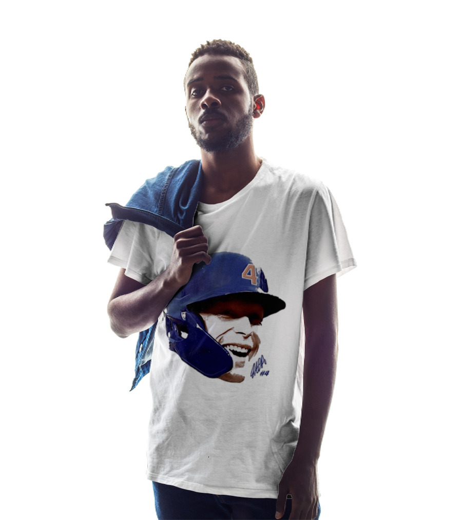 Pete Crow Armstrong Chicago Cubs Big Head Number 40 Baseball T-Shirt