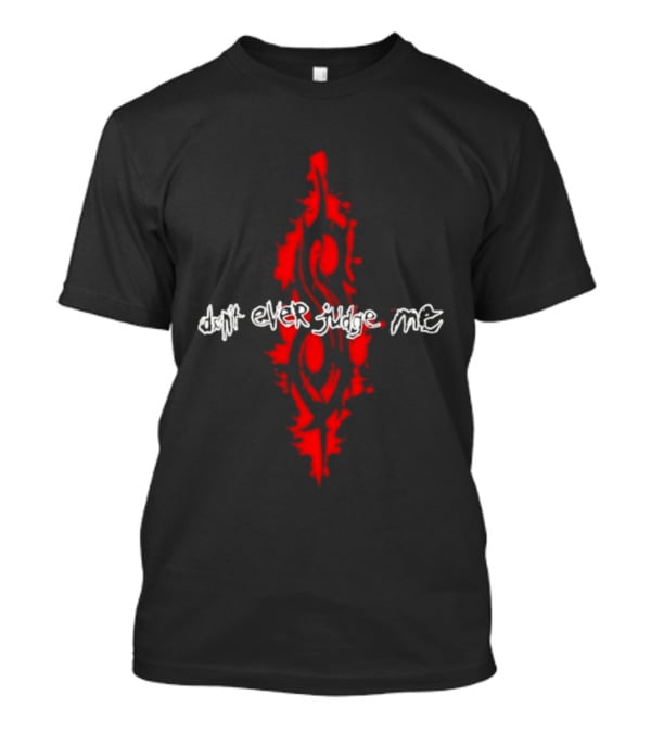 Slipknot Don't Ever Judge Me Red S Symbol Heavy Metal T-Shirt