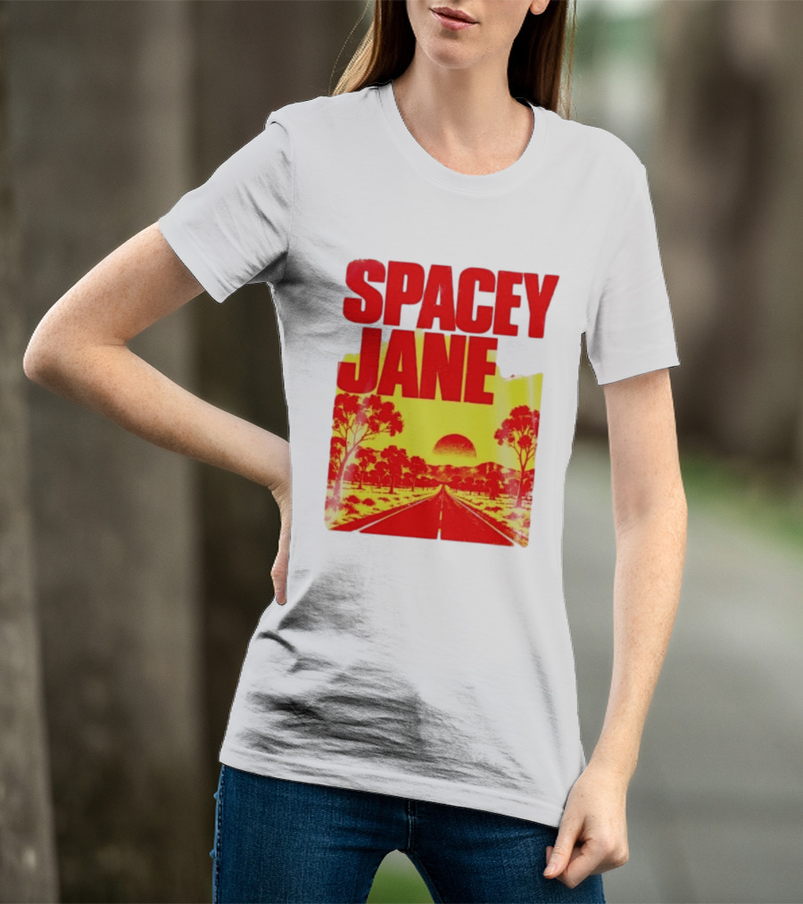 Spacey Jane Live Tour Australian Outback Sunset Scene T-Shirt