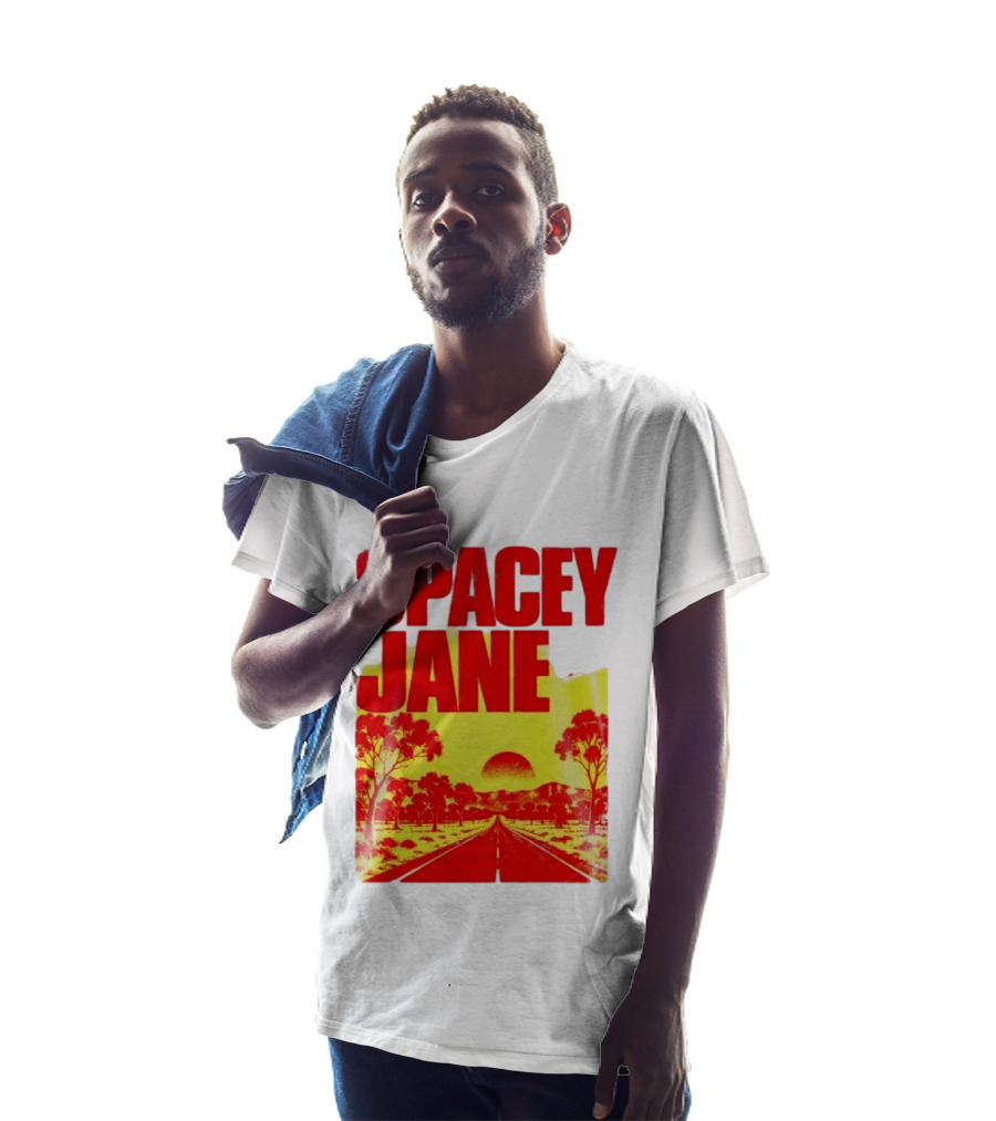 Spacey Jane Live Tour Australian Outback Sunset Scene T-Shirt