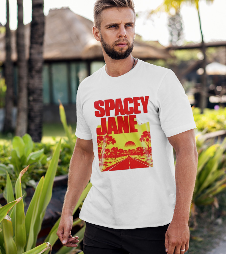 Spacey Jane Live Tour Australian Outback Sunset Scene T-Shirt