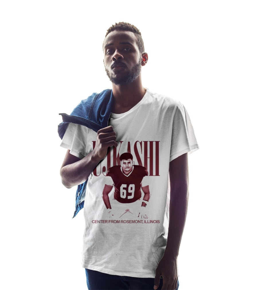 Ujkashi 69 Center Football Player From Rosemont Illinois T-Shirt